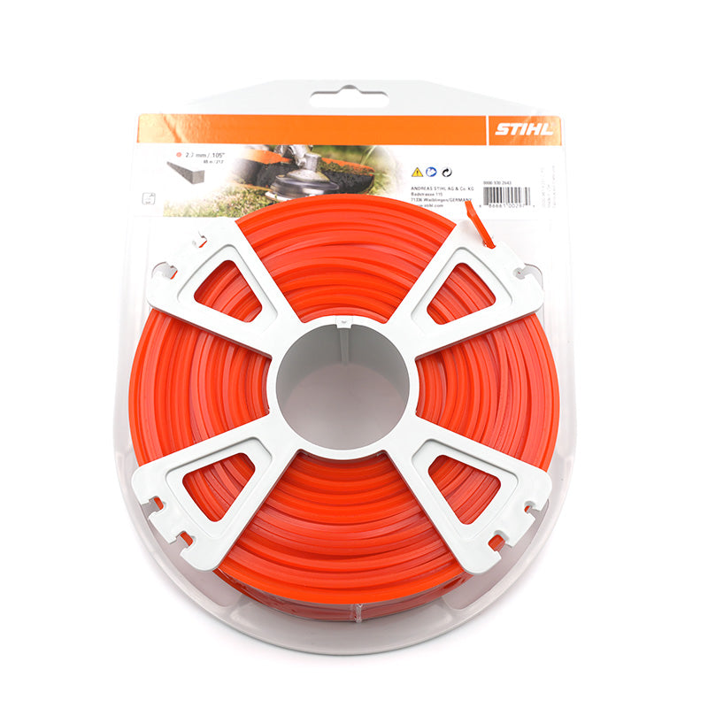 Stihl: Filo quadrato 2,7 mm 65 mt Rosso - F.lli Manzoni