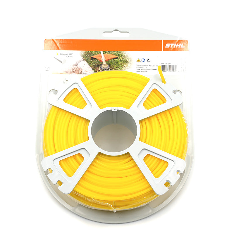 Stihl: Filo quadrato 3,0 mm 53 mt Giallo - F.lli Manzoni