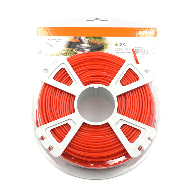 Stihl: Filo tondo 2,7 mm 65 mt Rosso - F.lli Manzoni