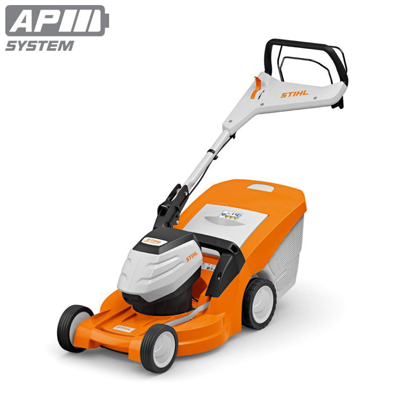 Stihl: Tosaerba a batteria RMA 448 PV + Batteria AP 300 S + Caricabatterie AL 301 - F.lli Manzoni