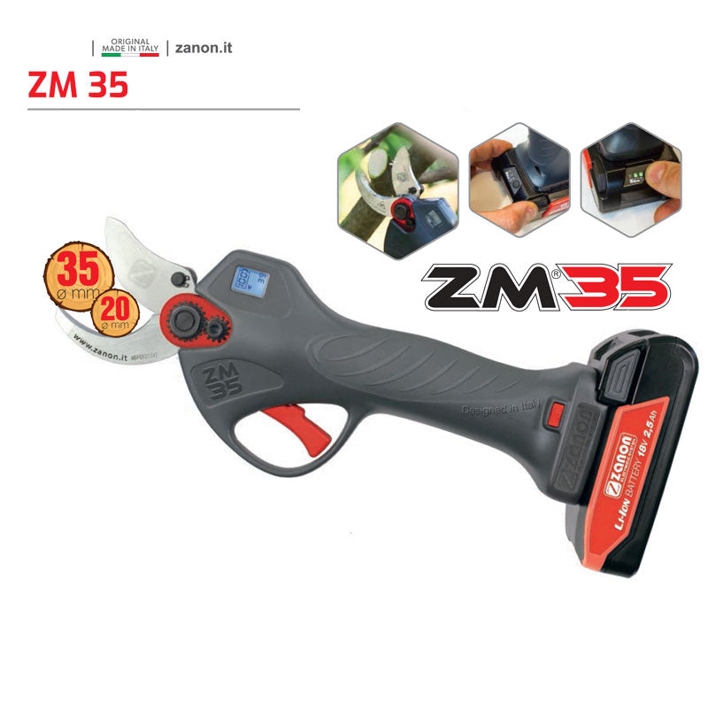 Zanon: Forbice a batteria ZM 35 cordless - F.lli Manzoni