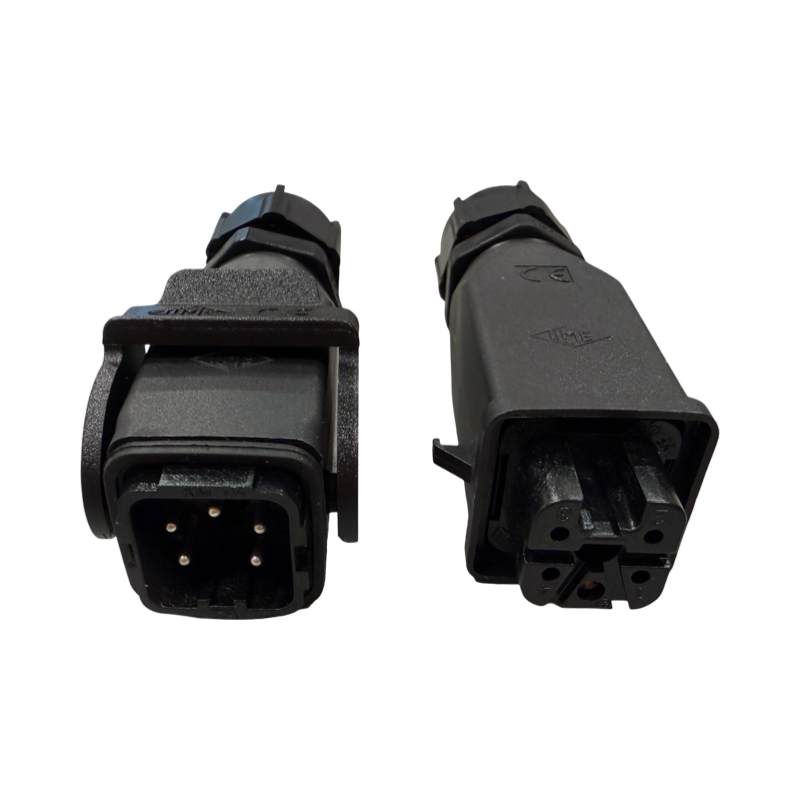 Zanon: Connettore M/F completo per cavo centralina agevolatore Karbonium Evo 33v - Albatros 33v - F.lli Manzoni