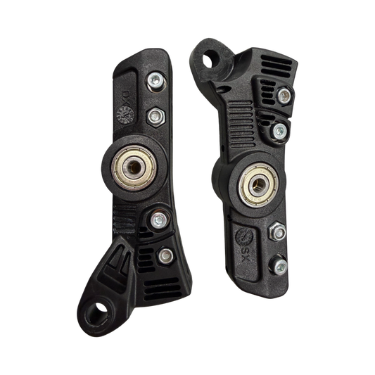 Zanon: Settore dx e sx porta-astine in carbonio per agevolatore Albatros 33v - F.lli Manzoni