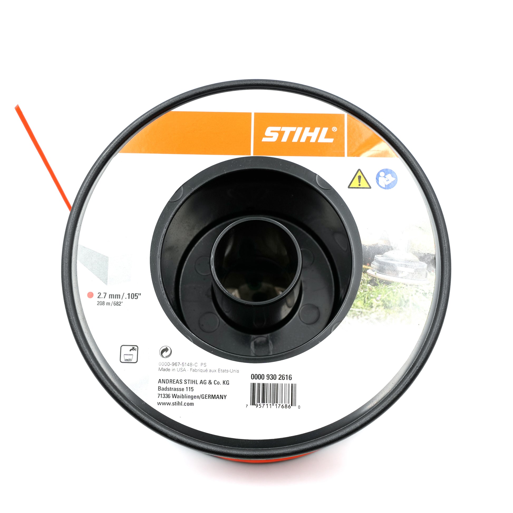 Filo Nylon Stihl Quadrato Da Mm.3,0 X 43 Mt 00009304305 Decespugliatore - Foto 6