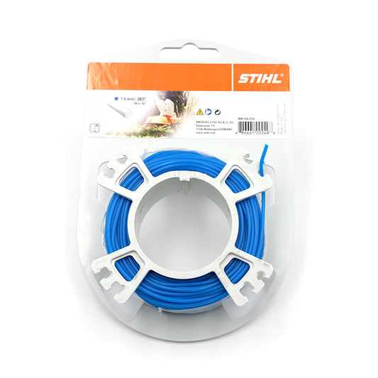 Stihl: Filo tondo 1,6 mm 19 mt Blu