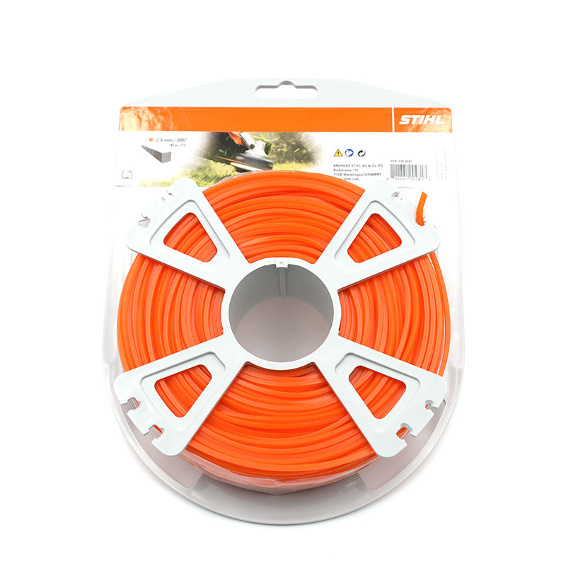 Stihl: Filo quadrato 2,4 mm 83 mt Arancione