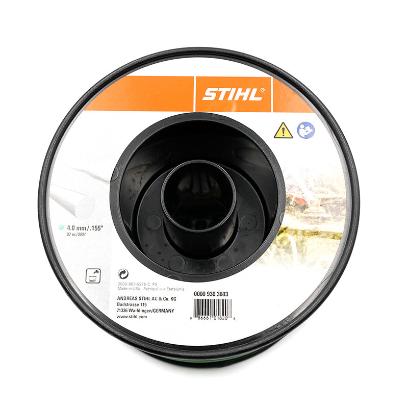 Stihl: Filo tondo 4,0 mm 87 mt Verde