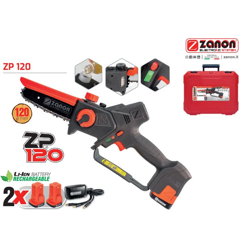 Zanon: ZP 120 Potatore elettronico a batteria