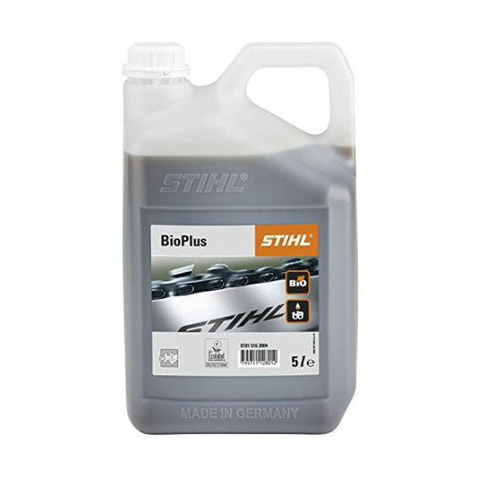 Stihl:Olio Biodegradabile per Motoseghe Bioplus - Alta Qualità e Sostenibilità